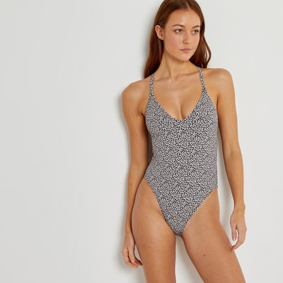 Costume da bagno intero ballerine, motivo animalier LA REDOUTE COLLECTIONS