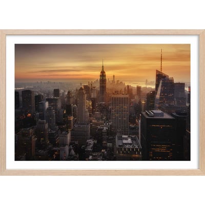 Affiche paysage manhattan's light HEXOA