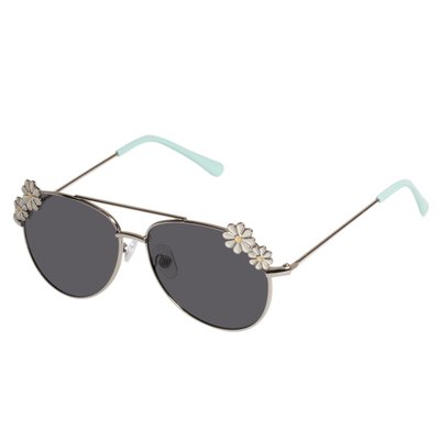 Lunettes de soleil pilote métallique avec marguerites ISOTONER