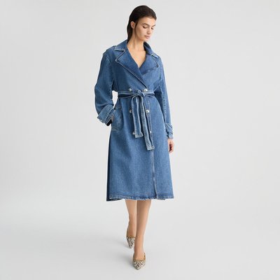 Trench-coat en toile denim LIU JO