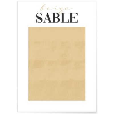 Affiche Beige Sable L'AFFICHERIE
