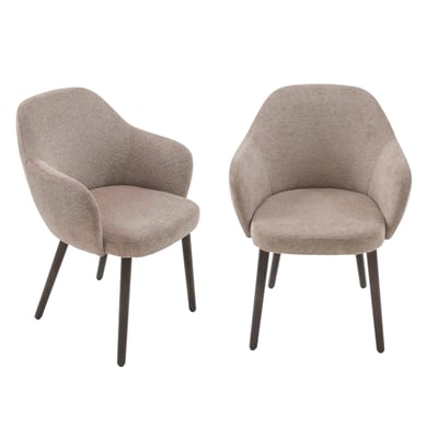 Lot de 2 fauteuils bridge en tissu L51 cm - ERNEST SIGNATURE