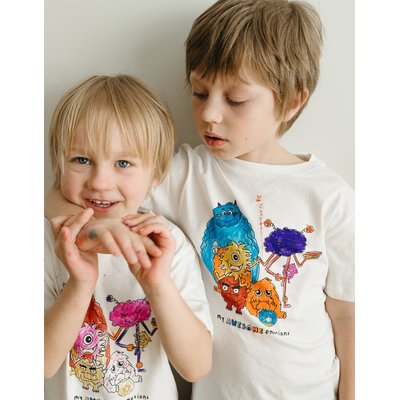 T-Shirt en Coton + Marqueurs ZIPPY