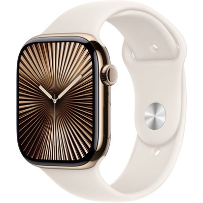 Montre connectée Serie 10 46mm Titane Or M/L Cellular APPLE