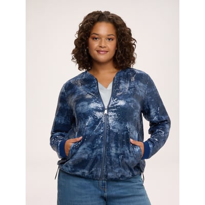 Sweat ouvert avec paillettes FIORELLA RUBINO