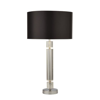 Lampe Liana 1x60W E27 Chrome Noir Argent BOUTICA-DESIGN