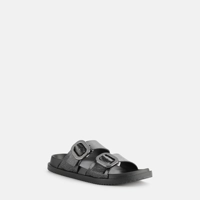 Sandales avec double buckles ELISE GLITTER LEMON JELLY