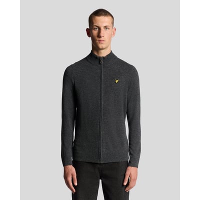 Cardigan en mélange de laine zippé LYLE & SCOTT