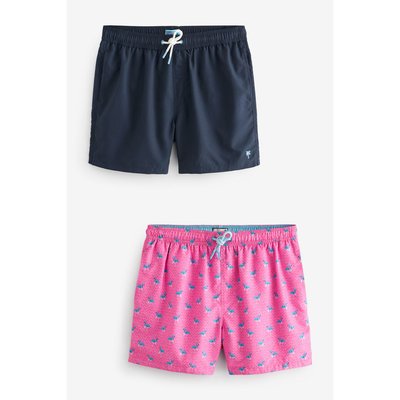 Shorts bain coupe classique, lot de 2 NEXT