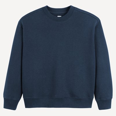 Sweat col rond, en molleton LA REDOUTE COLLECTIONS