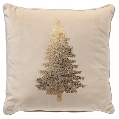 Housse de coussin Tree - Blanche, 45x45 cm DUTCH DECOR