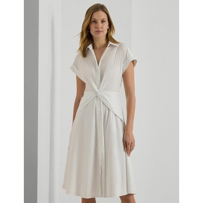 Vestido cruzado de manga corta LAUREN RALPH LAUREN