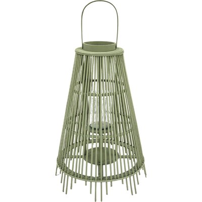 Lantern farol décoratif  en bois et verre pour ambiance chaleureuse RECOLLECTION