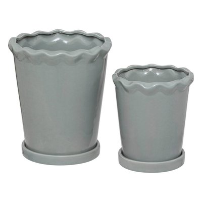 Lot de 2 cache-pots "Wild" H21 16cm ATMOSPHERA
