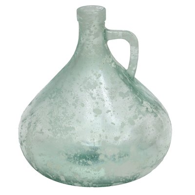 Vase en verre recyclé h 18 cm ANTIC SENSEI MAISON