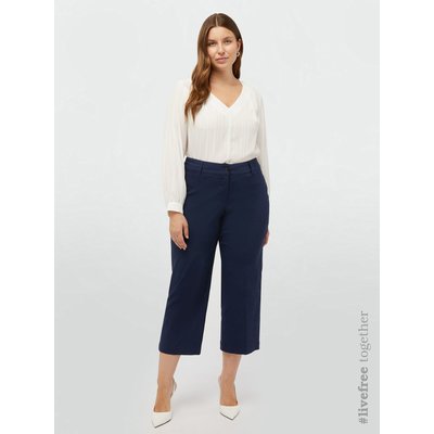 Pantalon cropped en viscose LENZING™ ECOVERO™ FIORELLA RUBINO