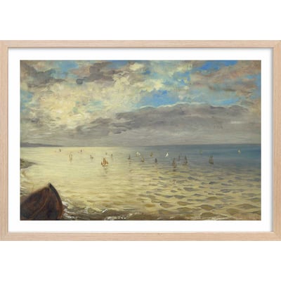Poster La mer à Dieppe - Eugene Delacroix HEXOA
