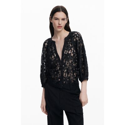 Desigual - Blouse ajourée DESIGUAL