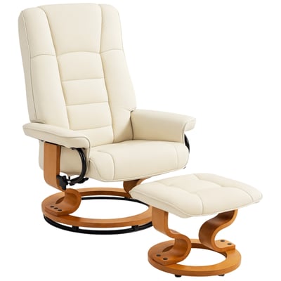 Fauteuil inclinable avec repose-pieds HOMCOM