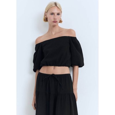 Blouse bustier bouffante MANGO