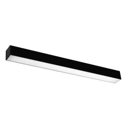Applique murale Aluminium Noir LED 1 Pinne EDEN