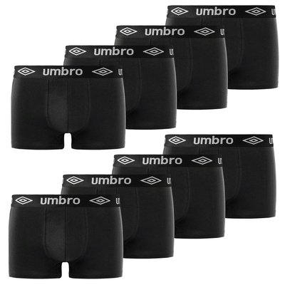 Lot de 8 Boxers coton uni UMBRO