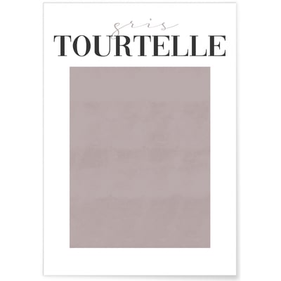 Affiche Gris Tourtelle L'AFFICHERIE