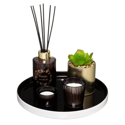 Coffret senteur diffuseur photophore bougie plante artificielle VÉGÉTAL ATMOSPHERA