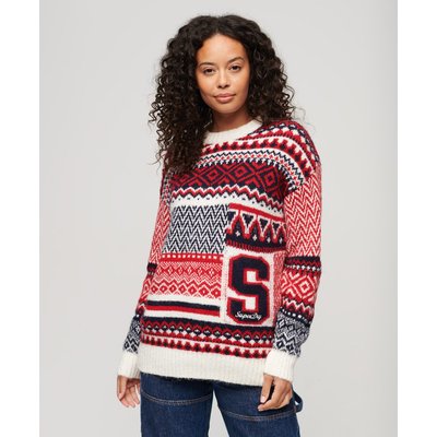 Pull en mailles mélangées SUPERDRY