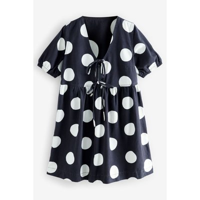 Robe en denim nouée sur le devant NEXT