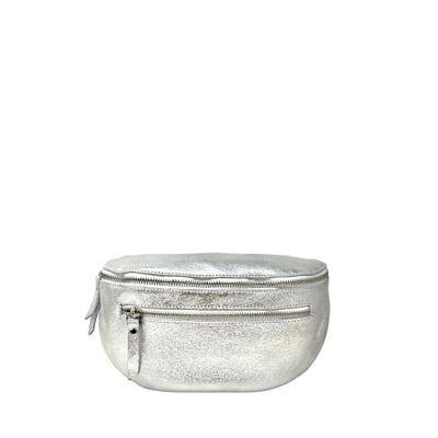 Sac banane en cuir grainé et irisé LOU-ANN OH MY BAG