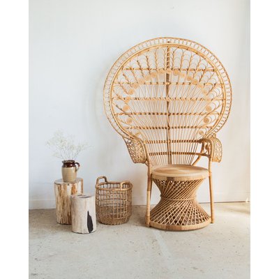 Fauteuil en rotin Emmanuel N°2 - Bon état DEBONGOUT