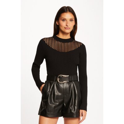 Pull manches longues col montant MORGAN