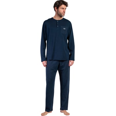 Pyjama pantalon polo manches longues Stripes Antonio Miro ADMAS