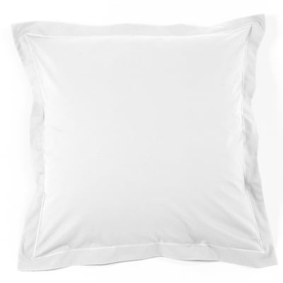 Taie d'oreiller en percale de coton unie, MURA C DESIGN HOME TEXTILE
