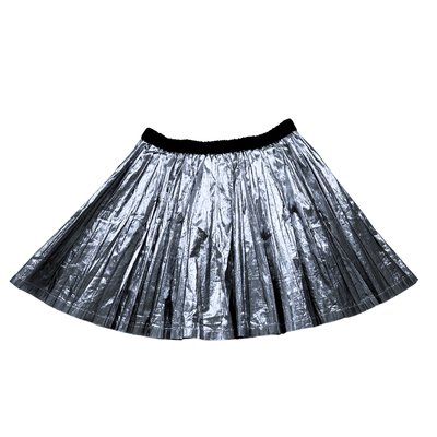 Jupe plissee argent La Redoute