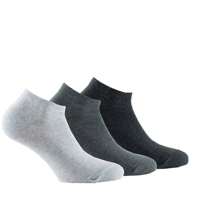 Lot de 3 paires d'invisibles en coton camaïeux pour enfant KINDY