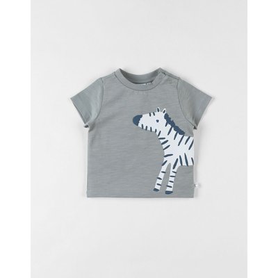 T-shirt zèbre à courtes manches, eucalyptus NOUKIE'S