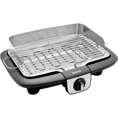 Barbecue électrique BG90A810 Easygrill inox à poser, 37x23.5 cm TEFAL