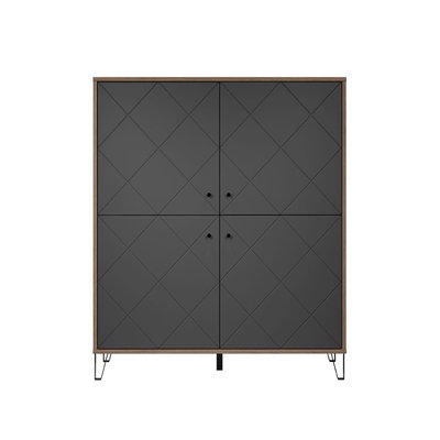 Buffet haut 4 portes H136 cm - Montez CALICOSY