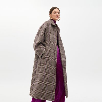Manteau long à carreaux LOLA CASADEMUNT