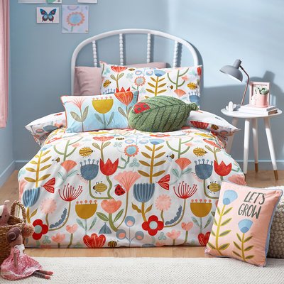 Little Nature Floral Duvet Cover and Pillowcase Set LITTLE FURN