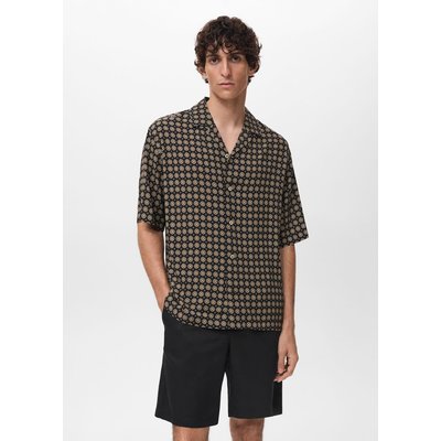 Chemise regular-fit fluide imprimée MANGO MAN
