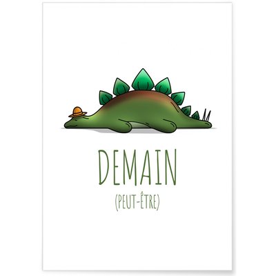 Affiche Enfant 'Demain peut-être' L'AFFICHERIE
