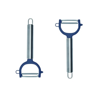 Set de 2 rasoirs à légumes en plastique et inox ELEMENTAL FACKELMANN