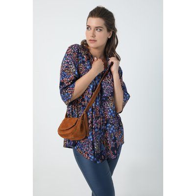 Blouse imprimée col mao tissu éco-responsable JEAN-MARC PHILIPPE