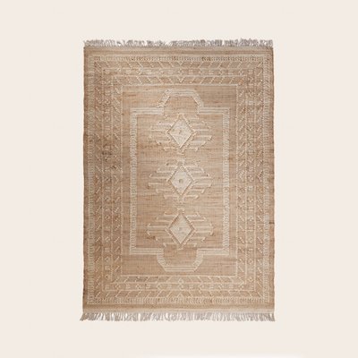 Tapis de sol en Tapis folk en jute  PRISKA MADURA