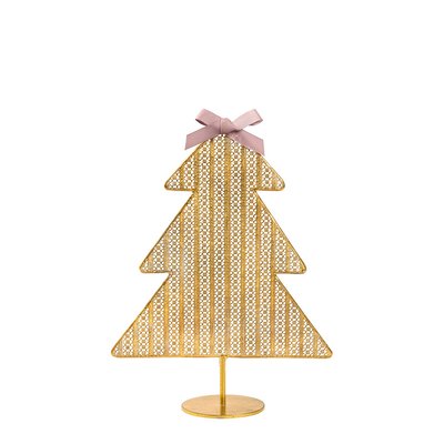 Sapin en métal doré à poser - Petit modèle MATHILDE M