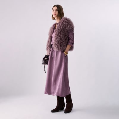 Robe midi en satin jacquard LIU JO