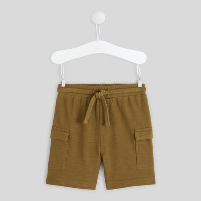 Bermuda poches côté uni en coton BIO, certifié OEKO-TEX BOUT'CHOU